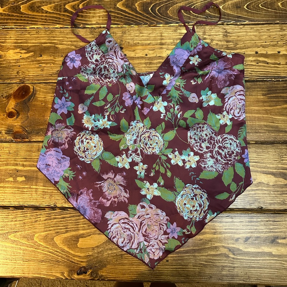 New Free People Intimately Satin Top Small